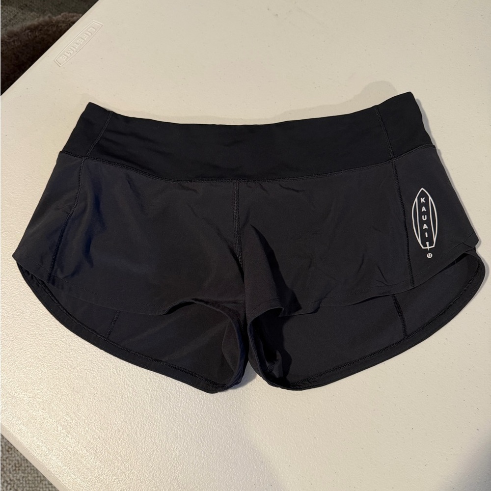 Lululemon Speed Up shorts Kauai RARE!